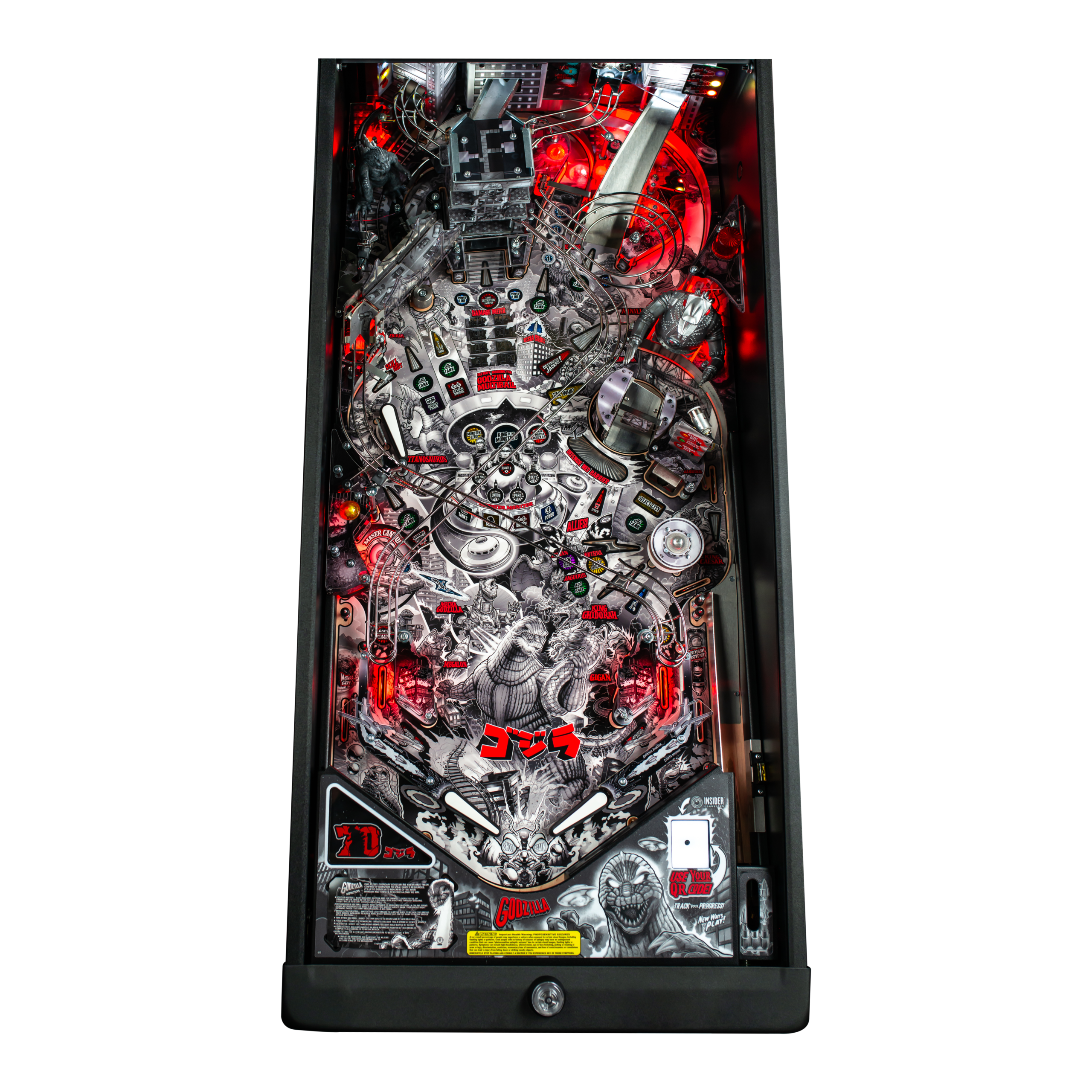 Godzilla 70th Anniversary Premium Pinball Machine by Stern - Image 3