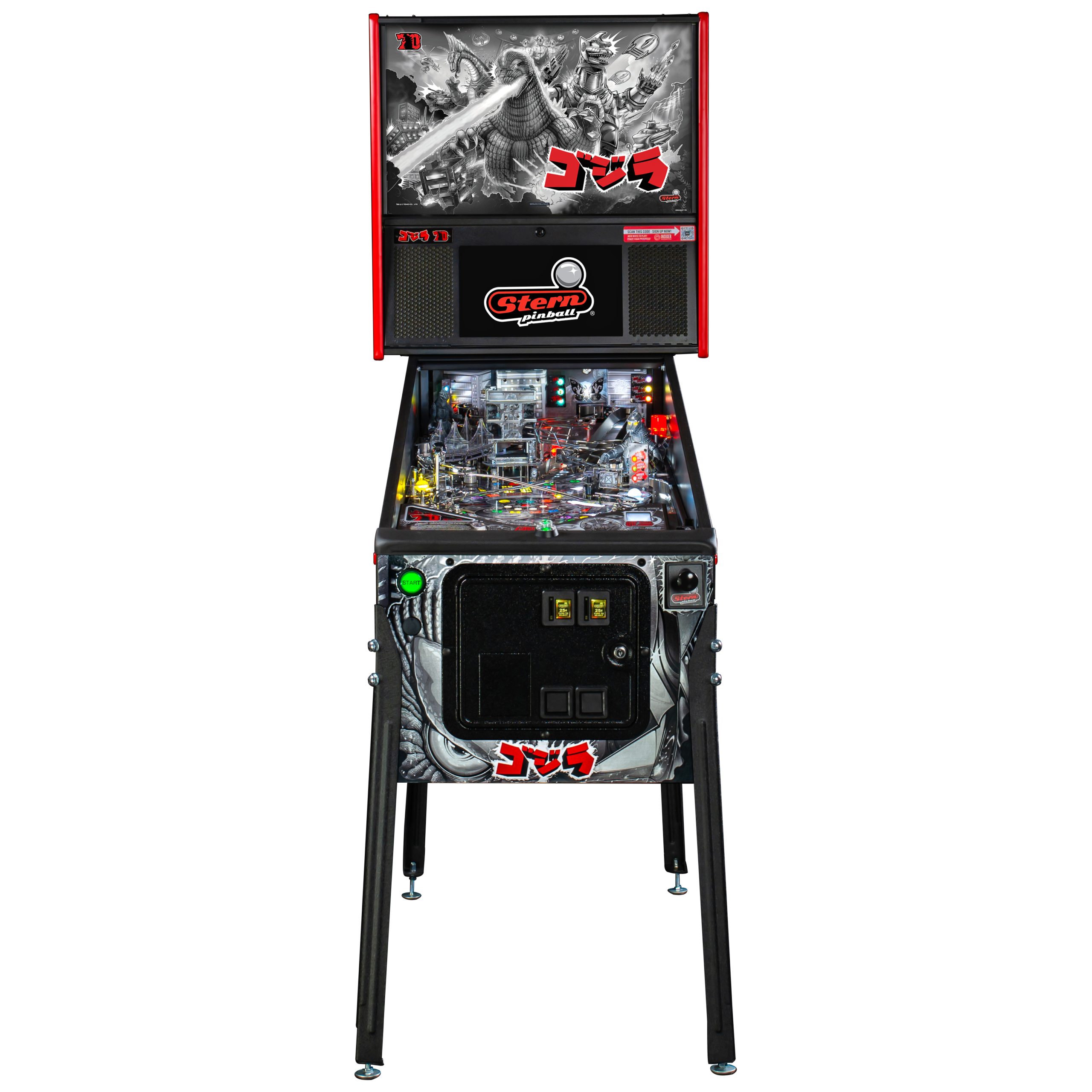 Godzilla 70th Anniversary Premium Pinball Machine by Stern - Image 4